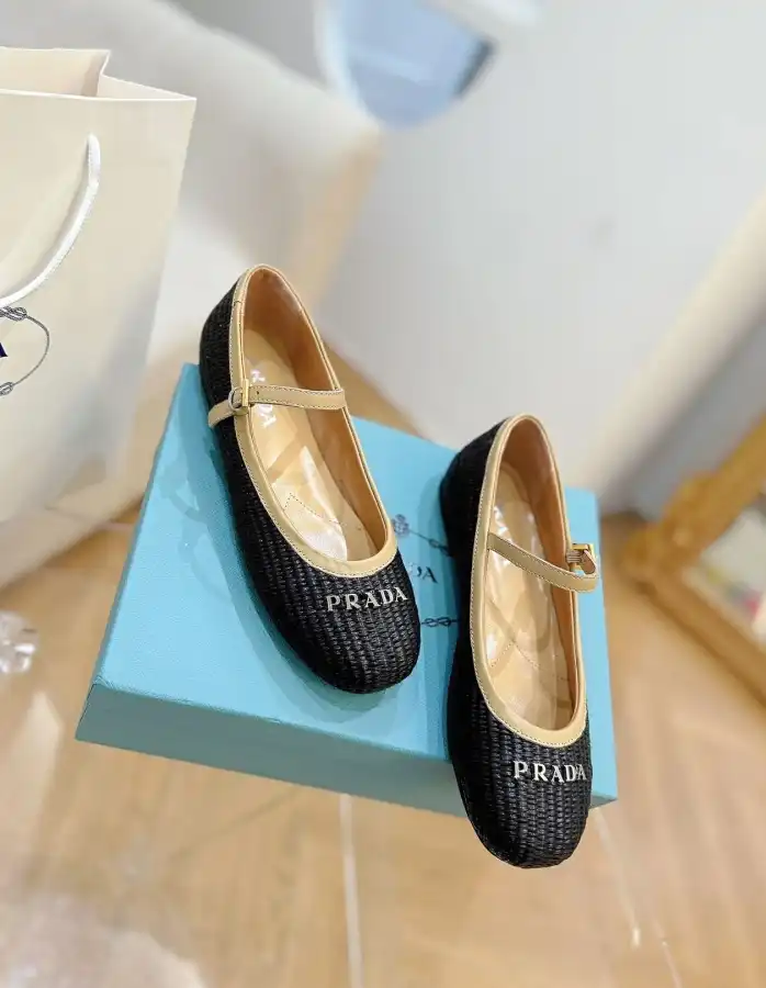 hype Prada flat shoes