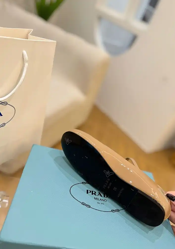 hype Prada flat shoes