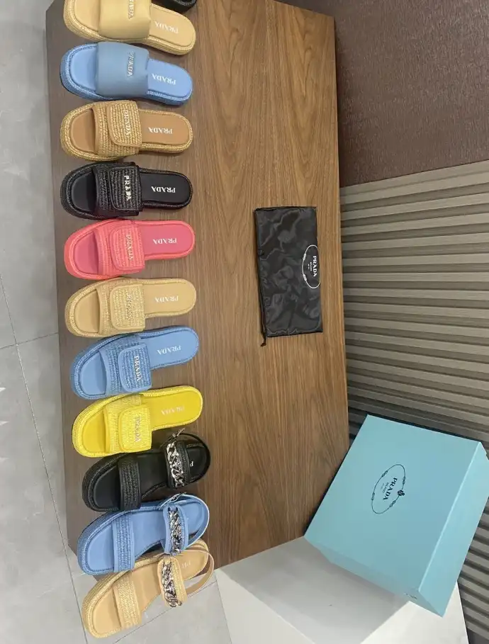 hype Prada Slippers