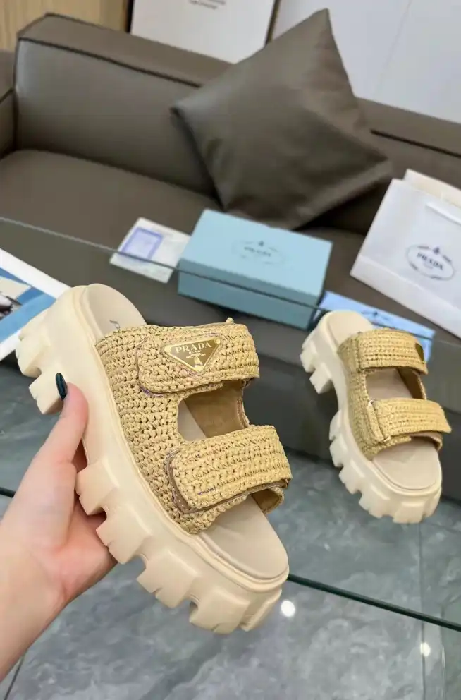 hype Prada Sandals