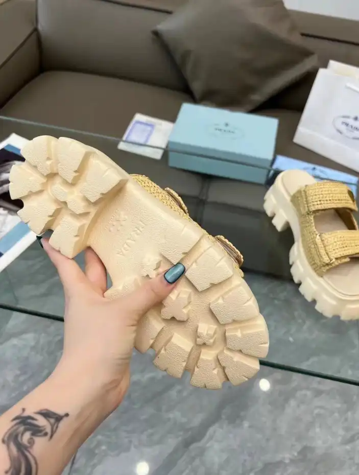 hype Prada Sandals