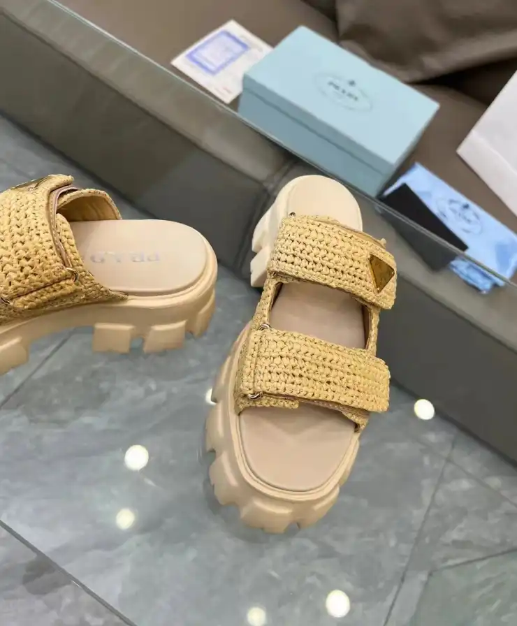 hype Prada Sandals