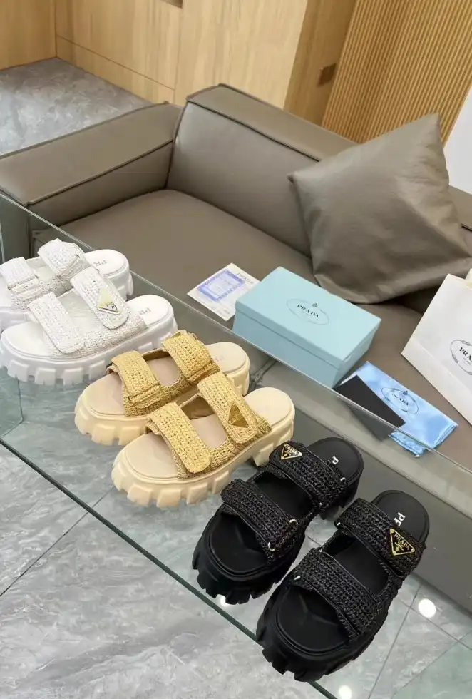 hype Prada Sandals