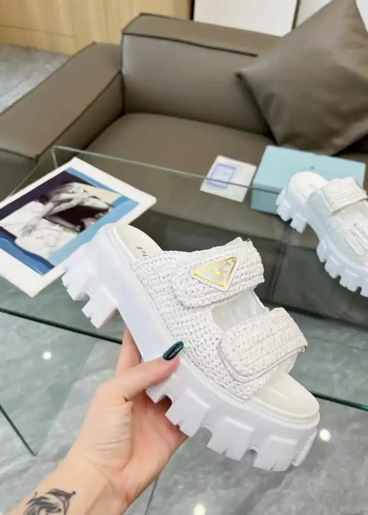 hype Prada Sandals