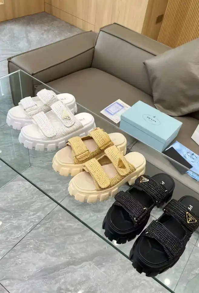 hype Prada Sandals