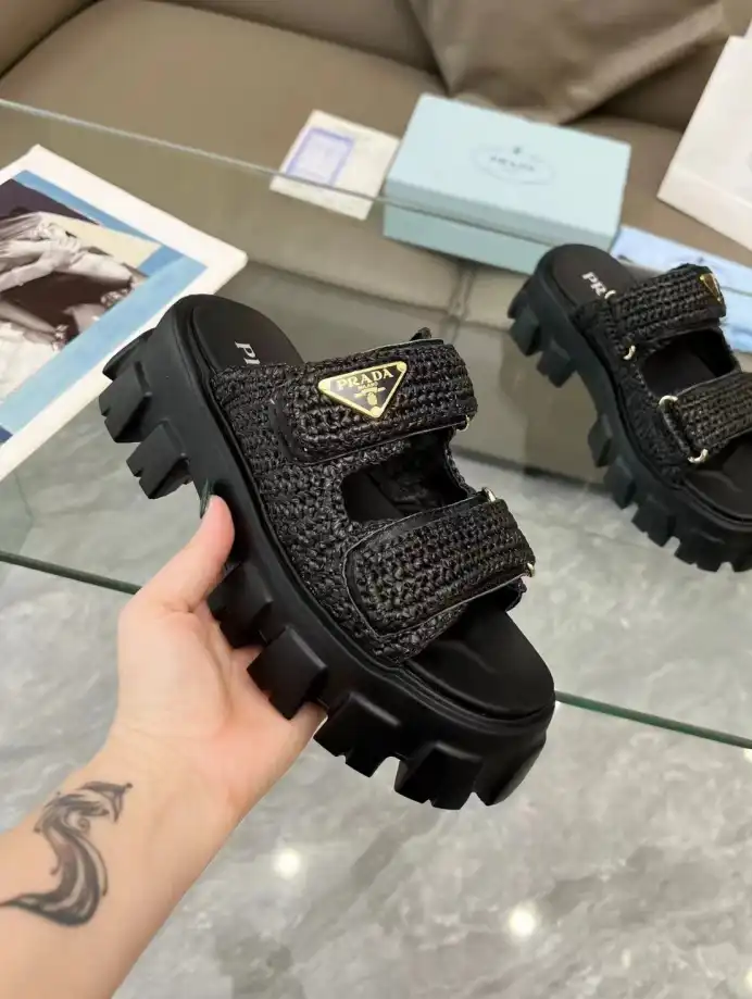 hype Prada Sandals