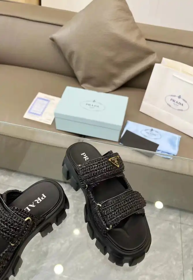 hype Prada Sandals