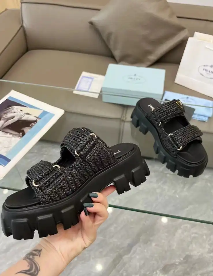 hype Prada Sandals