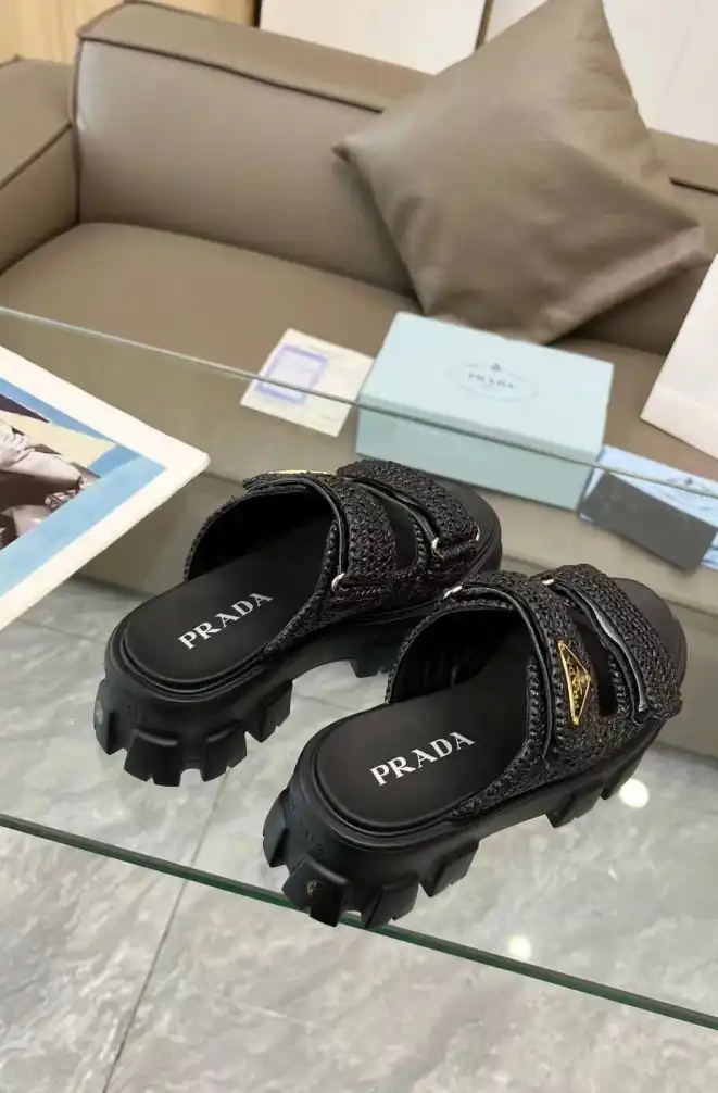 hype Prada Sandals