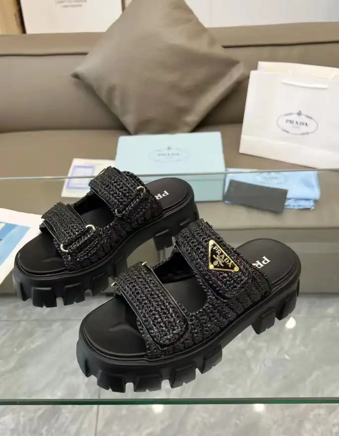 hype Prada Sandals