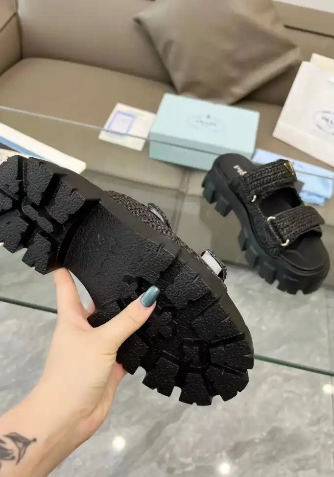 hype Prada Sandals