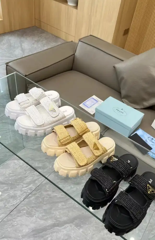 hype Prada Sandals