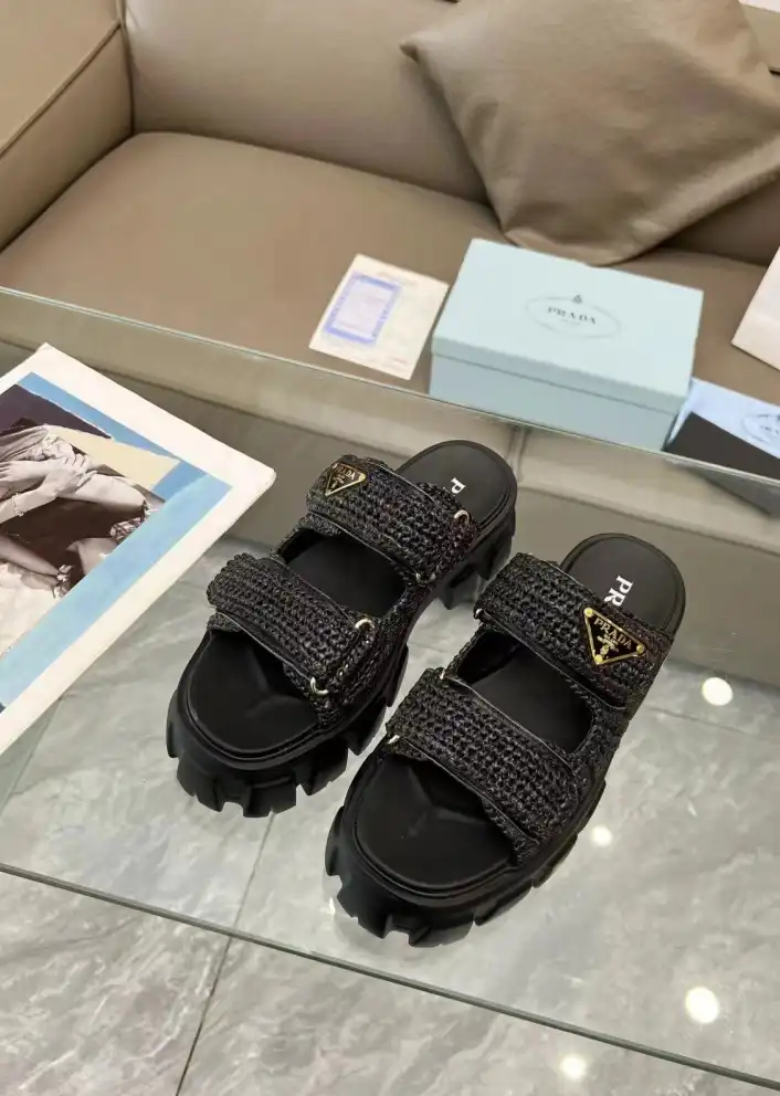 hype Prada Sandals