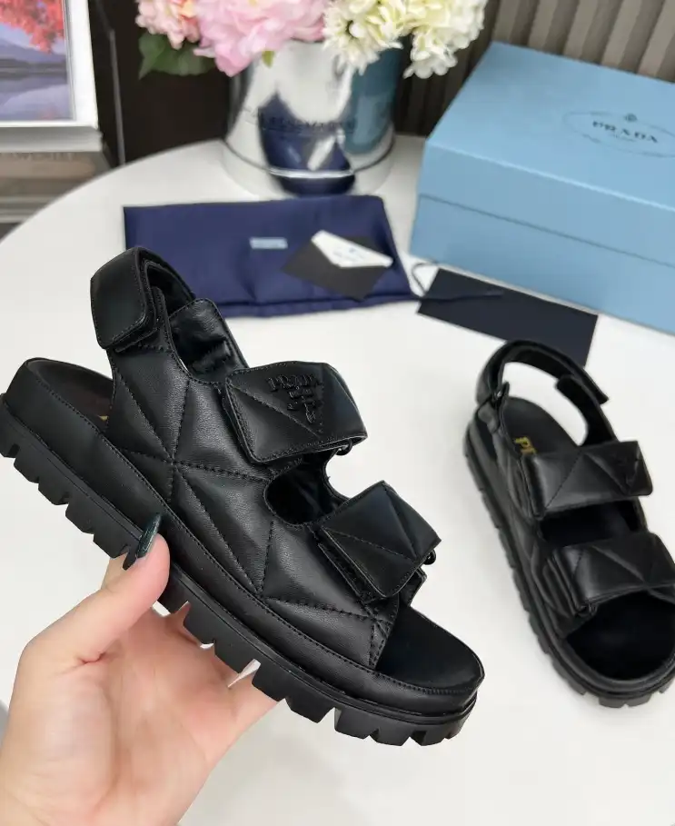 hype Prada Sandals