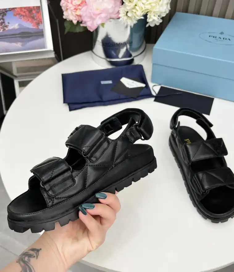 hype Prada Sandals