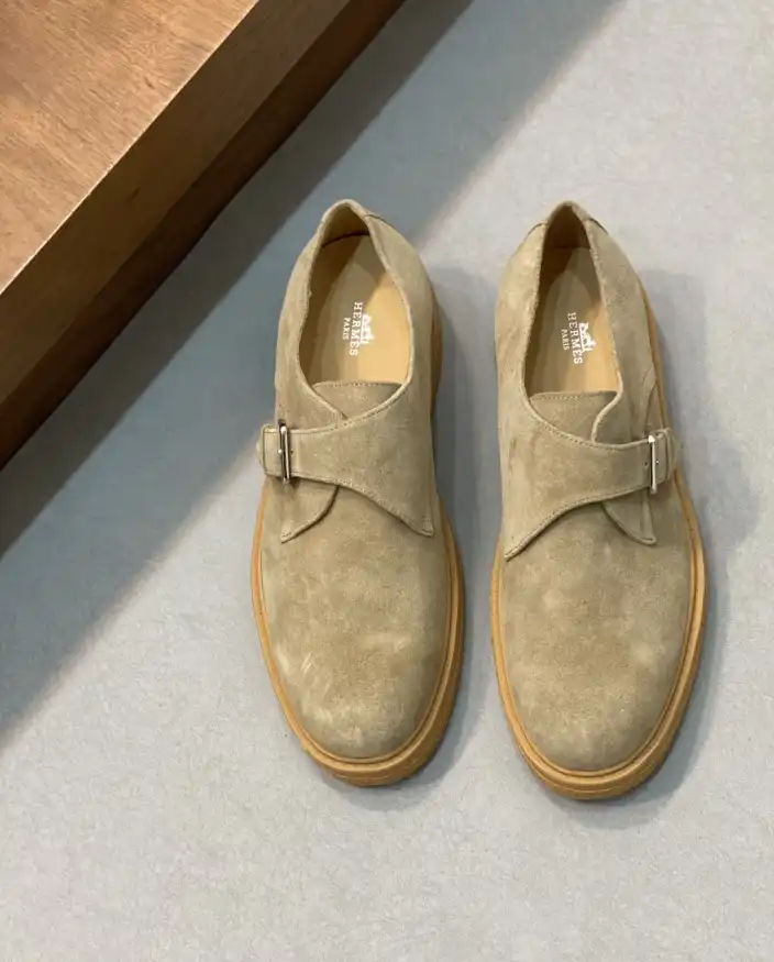 hype Hermes Leather Shoes