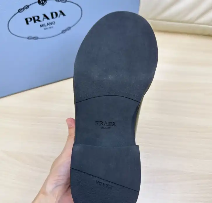 hype Prada Leather Shoes