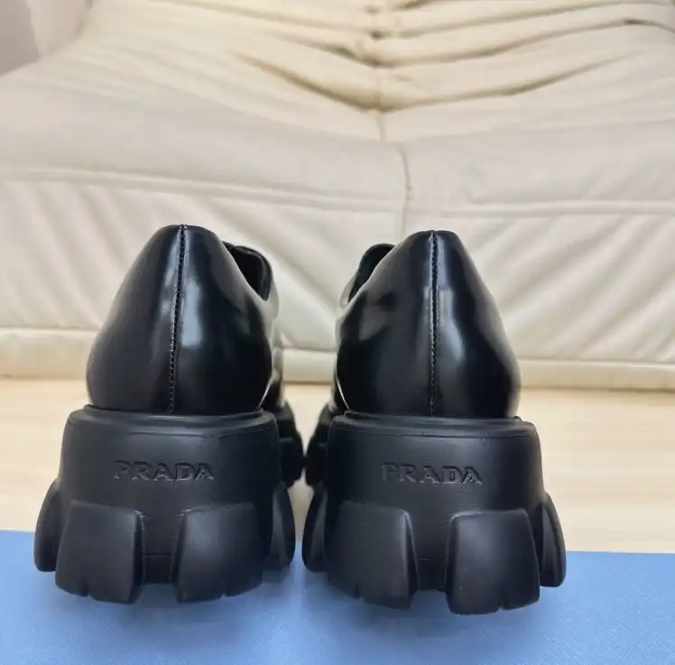 hype Prada Leather Shoes