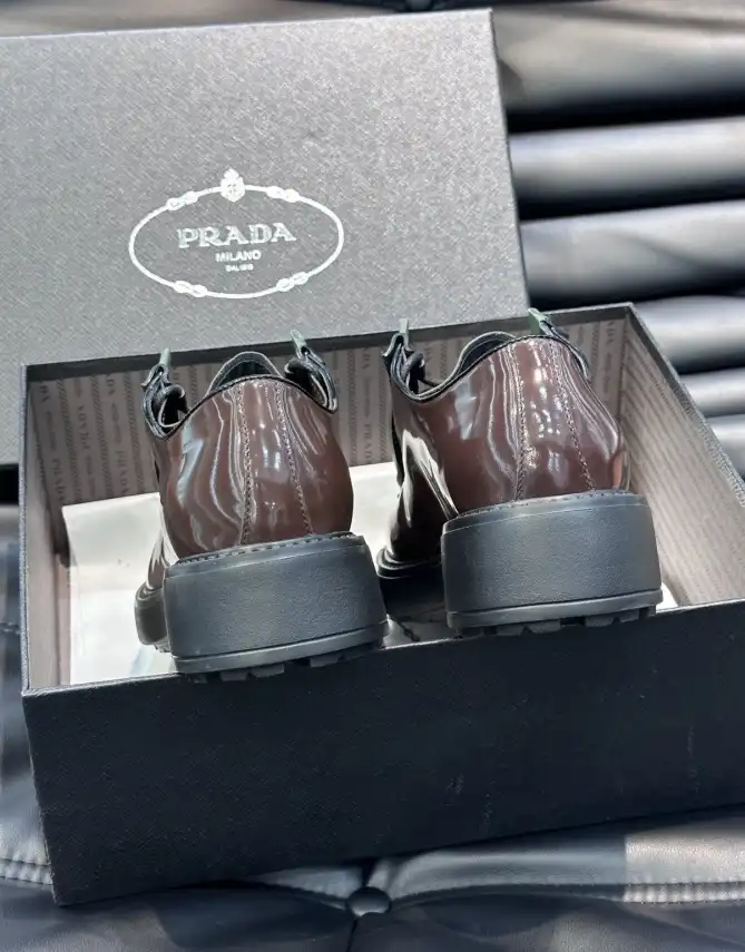 hype Prada Leather Shoes