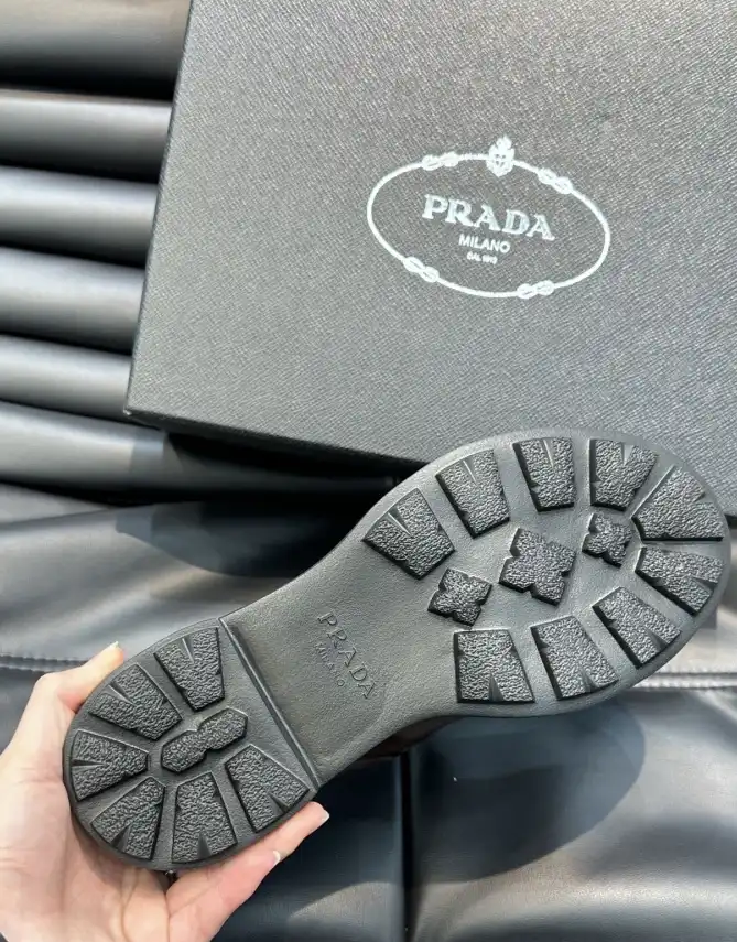 hype Prada Leather Shoes