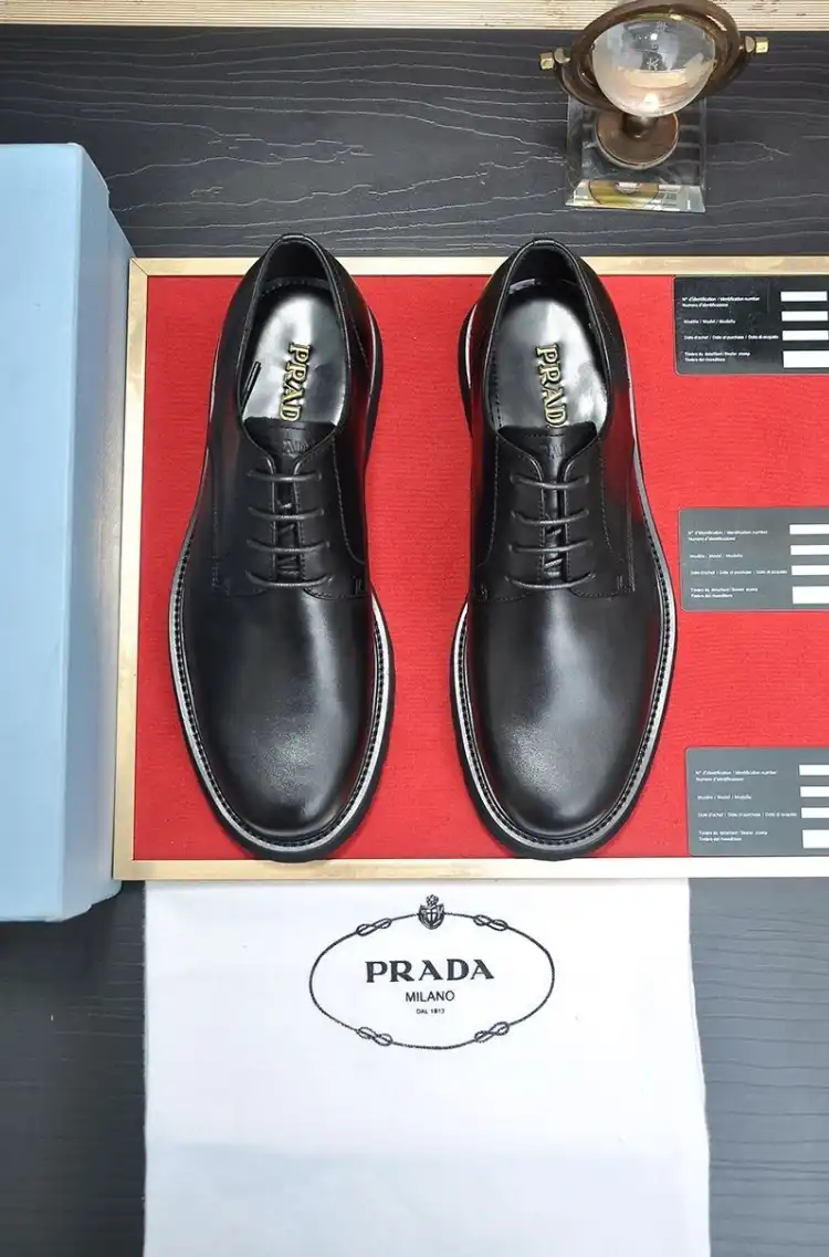 hype Prada Leather Shoes