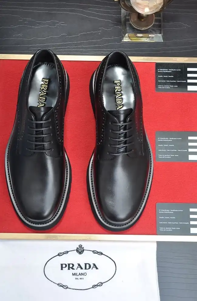 hype Prada Leather Shoes