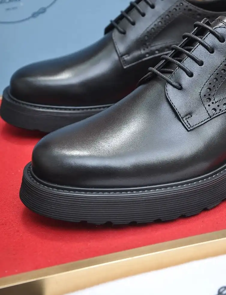 hype Prada Leather Shoes