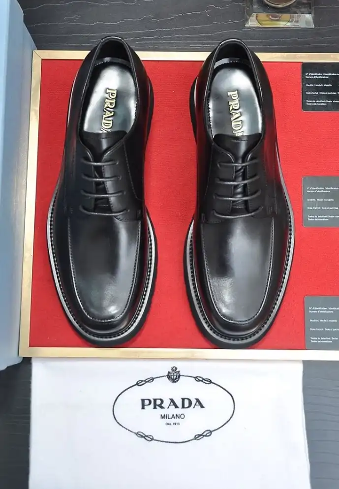 hype Prada Leather Shoes