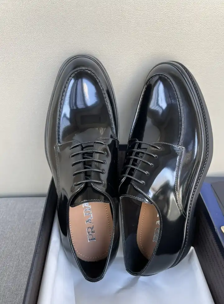 hype Prada Leather Shoes