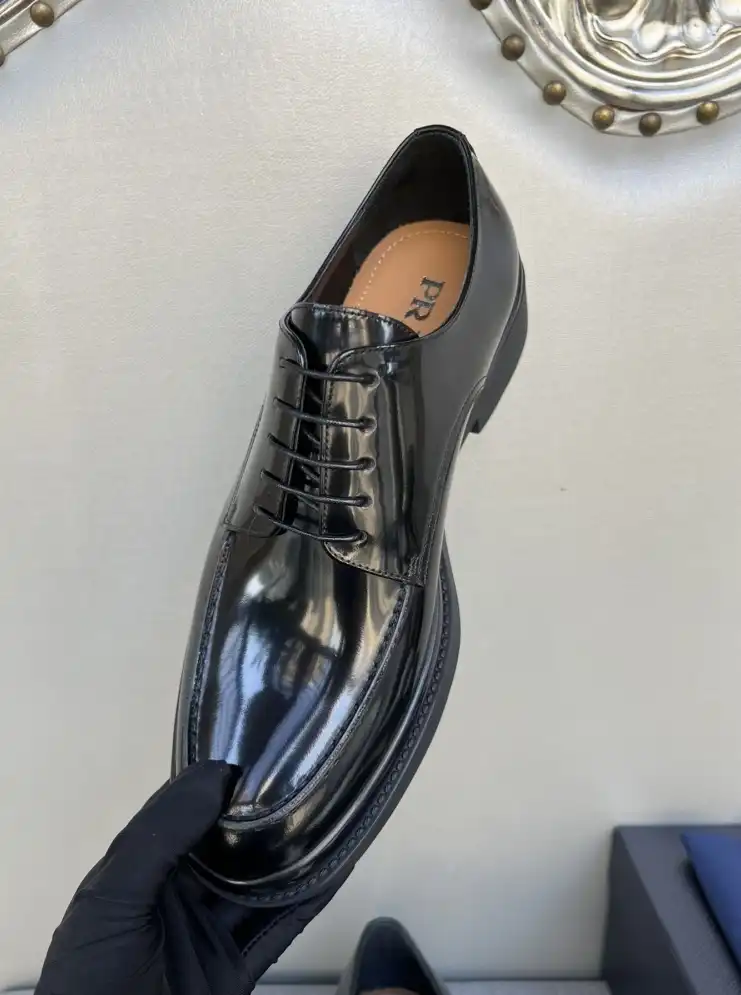 hype Prada Leather Shoes