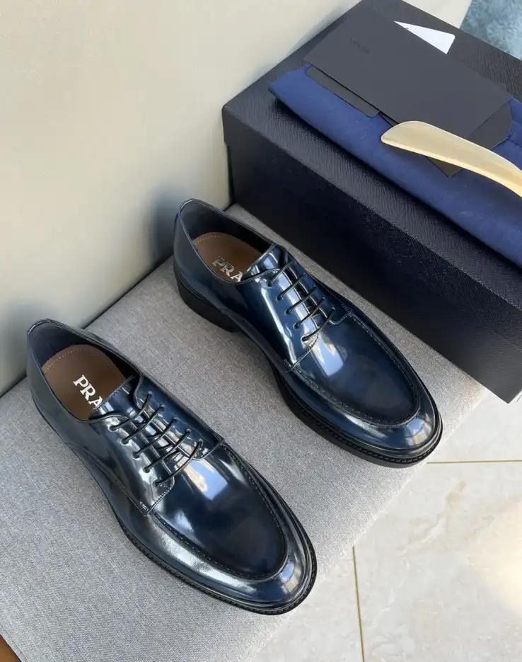 hype Prada Leather Shoes