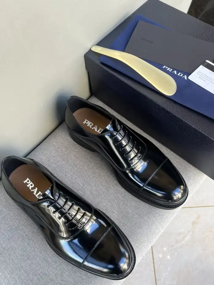 hype Prada Leather Shoes