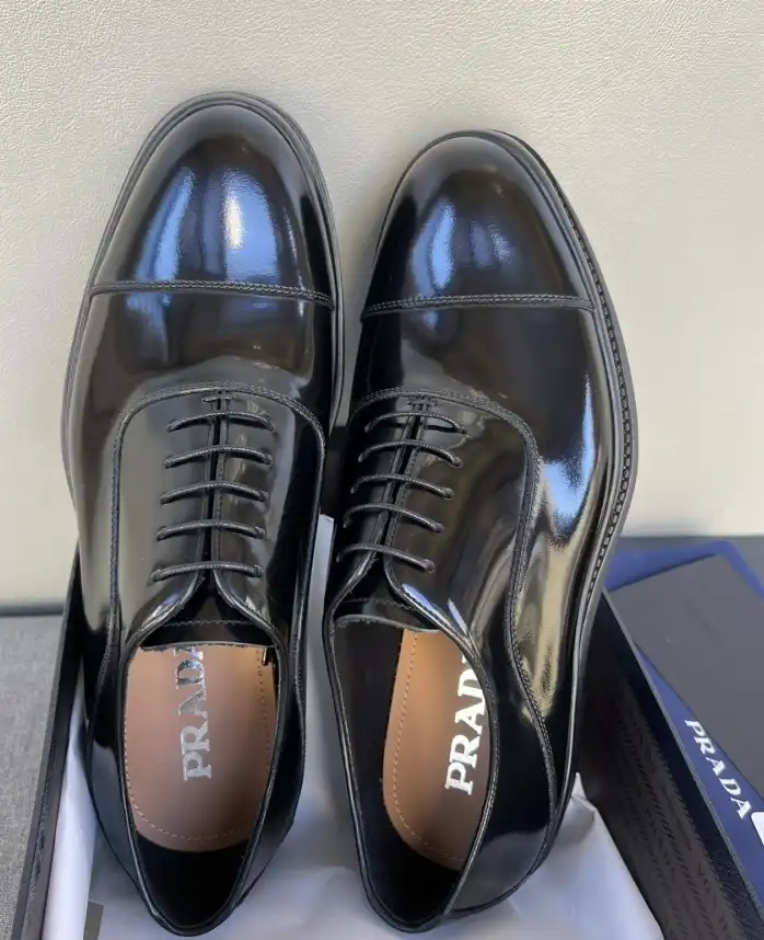 hype Prada Leather Shoes