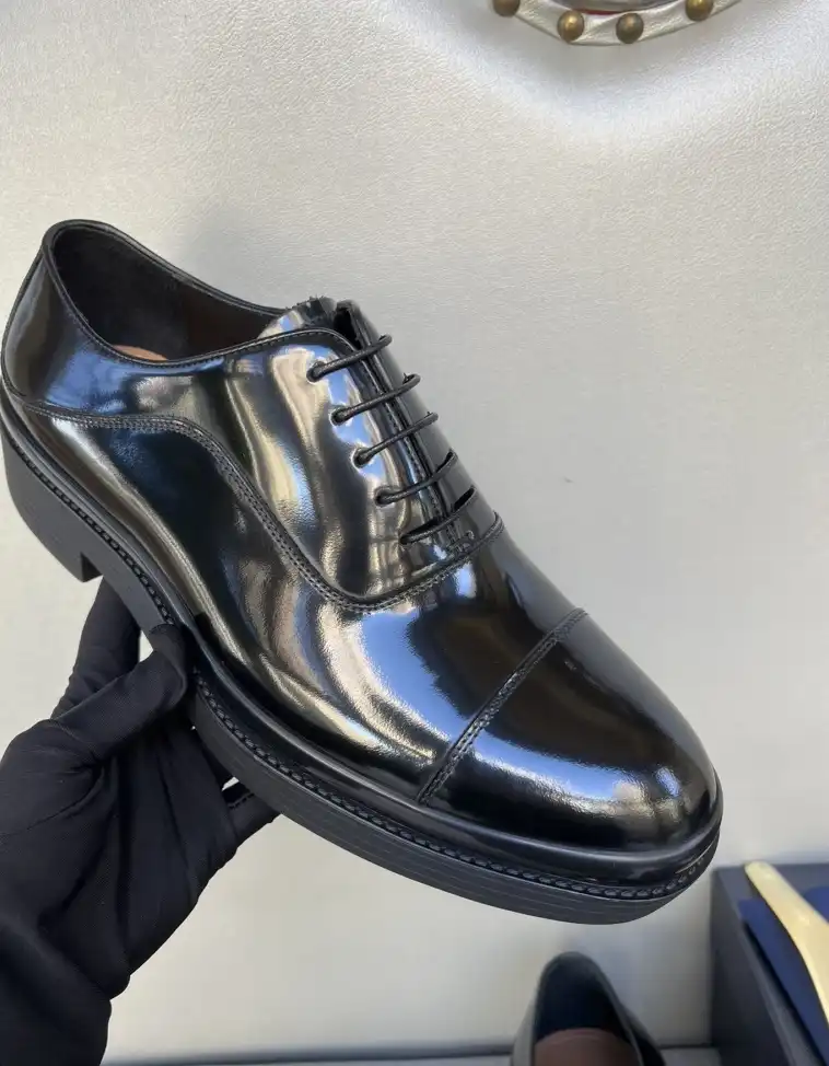 hype Prada Leather Shoes