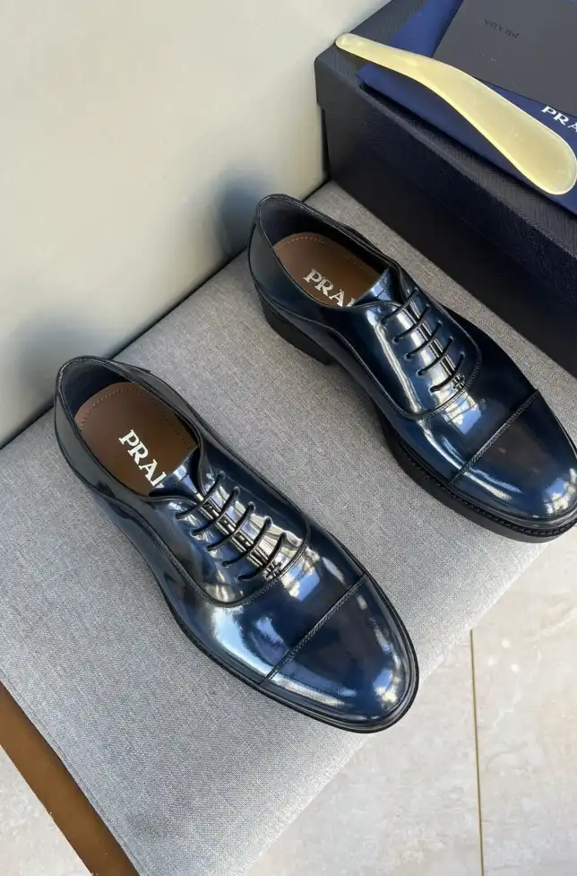 hype Prada Leather Shoes