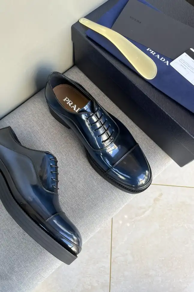 hype Prada Leather Shoes