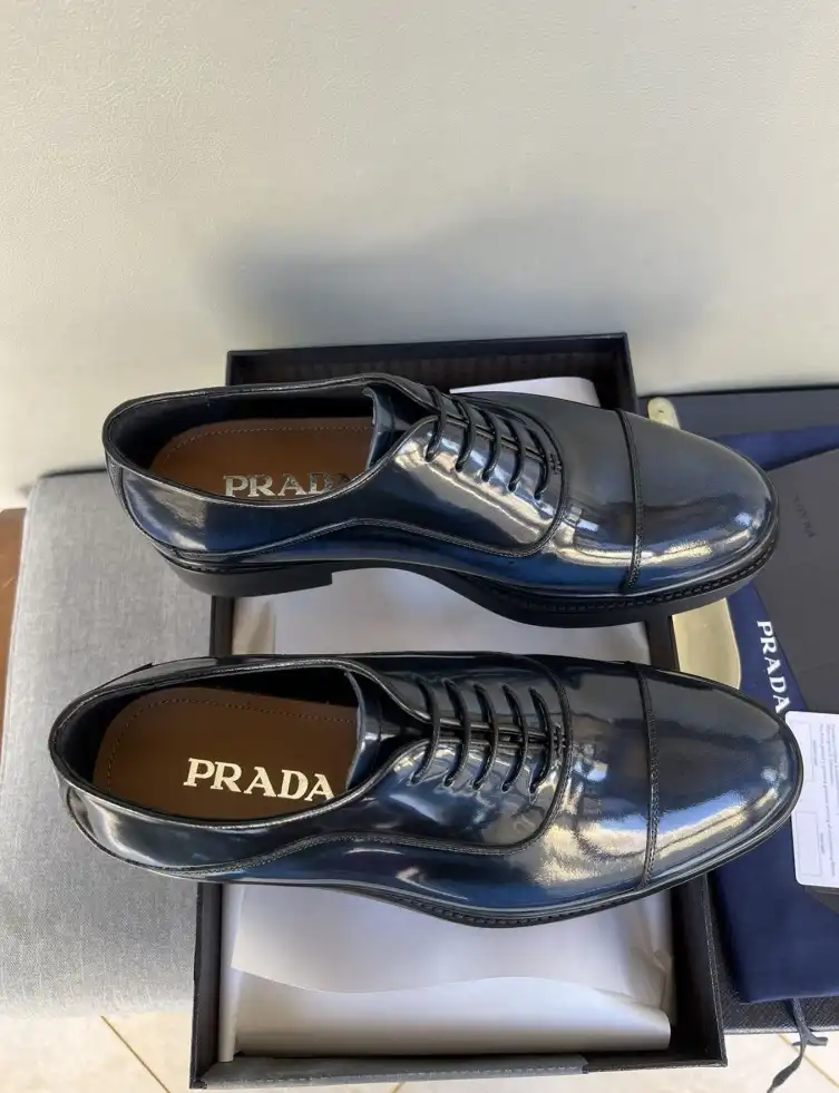 hype Prada Leather Shoes