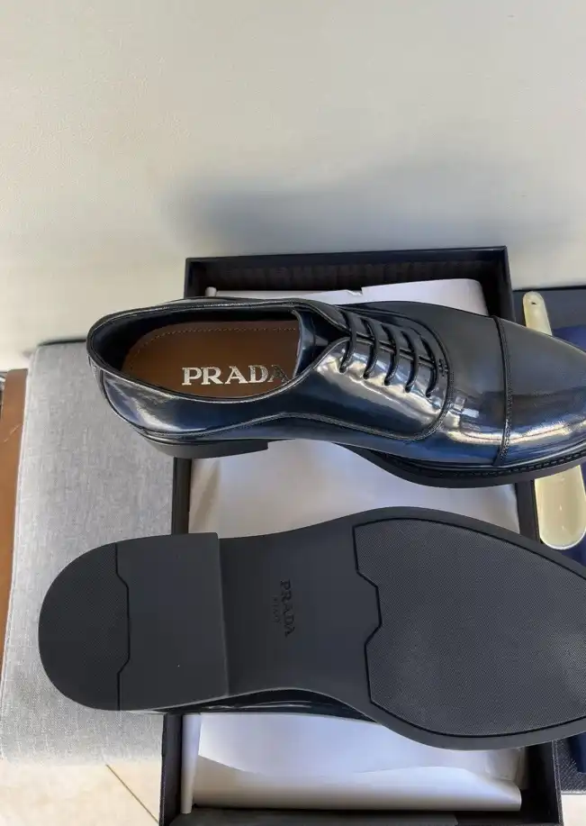 hype Prada Leather Shoes