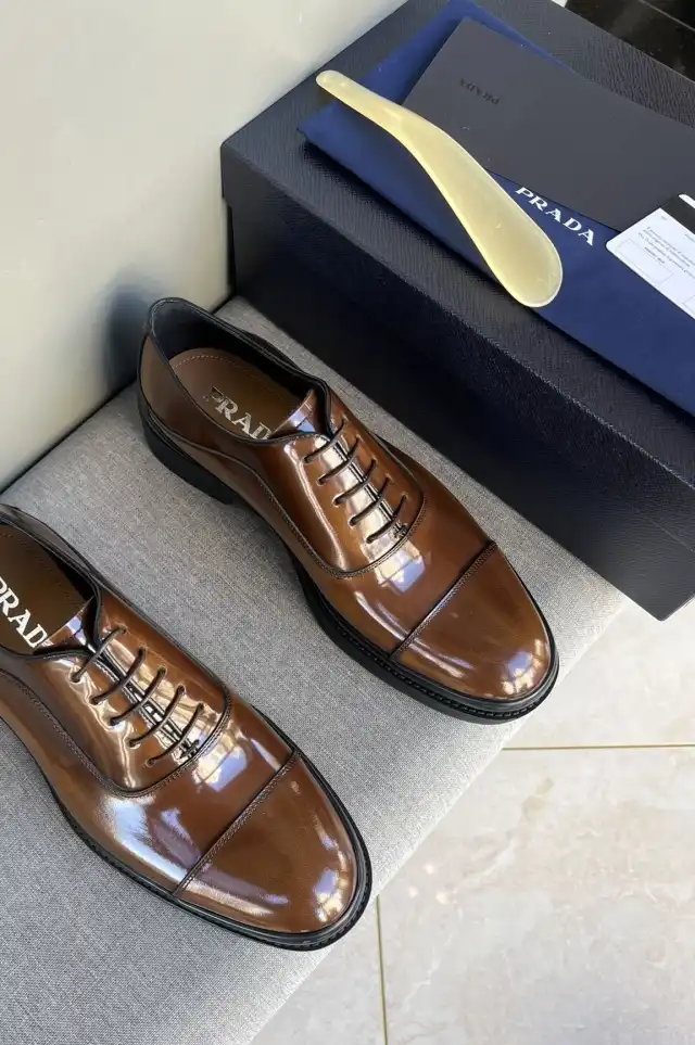 hype Prada Leather Shoes