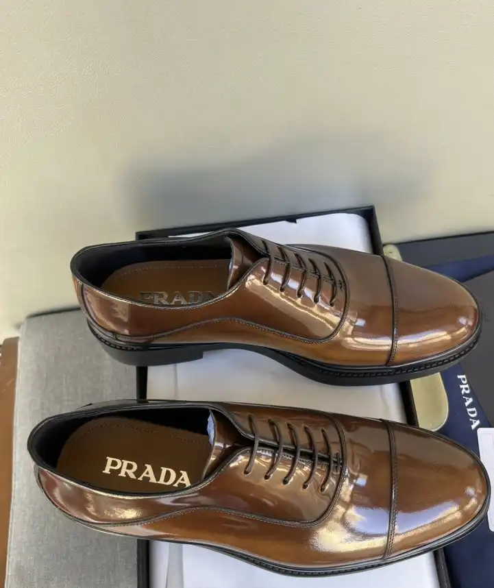 hype Prada Leather Shoes