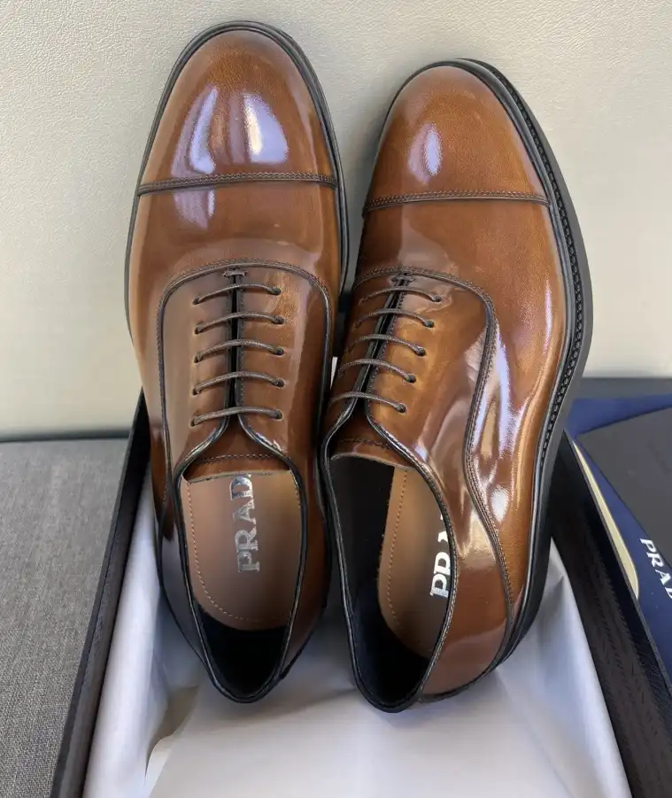 hype Prada Leather Shoes