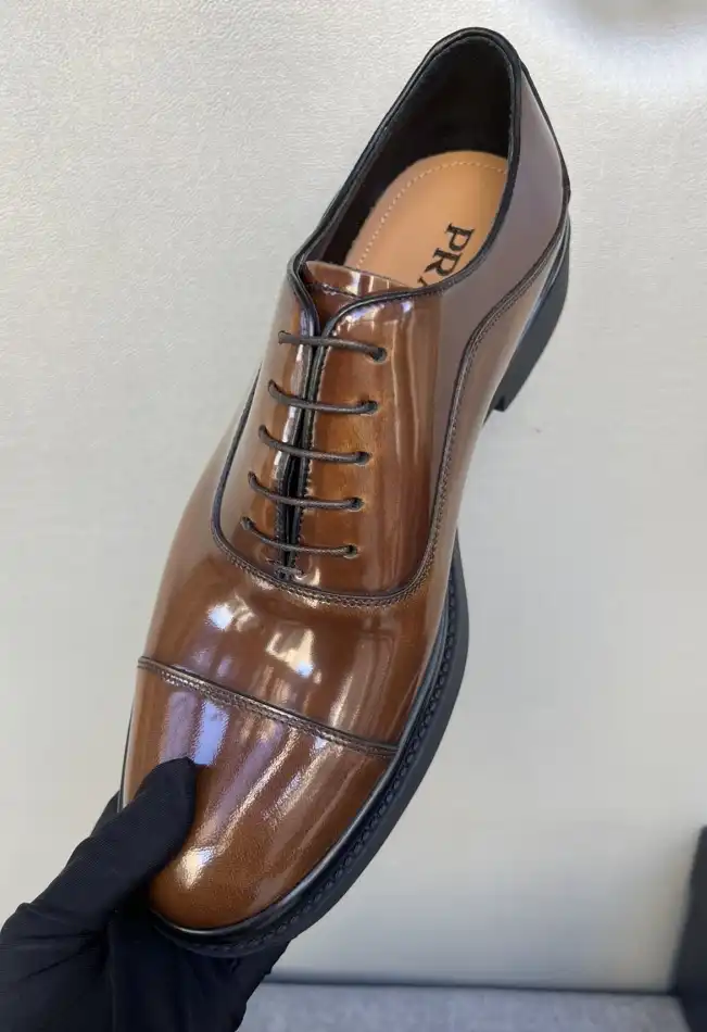 hype Prada Leather Shoes