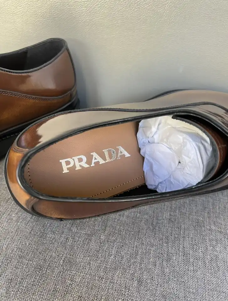 hype Prada Leather Shoes