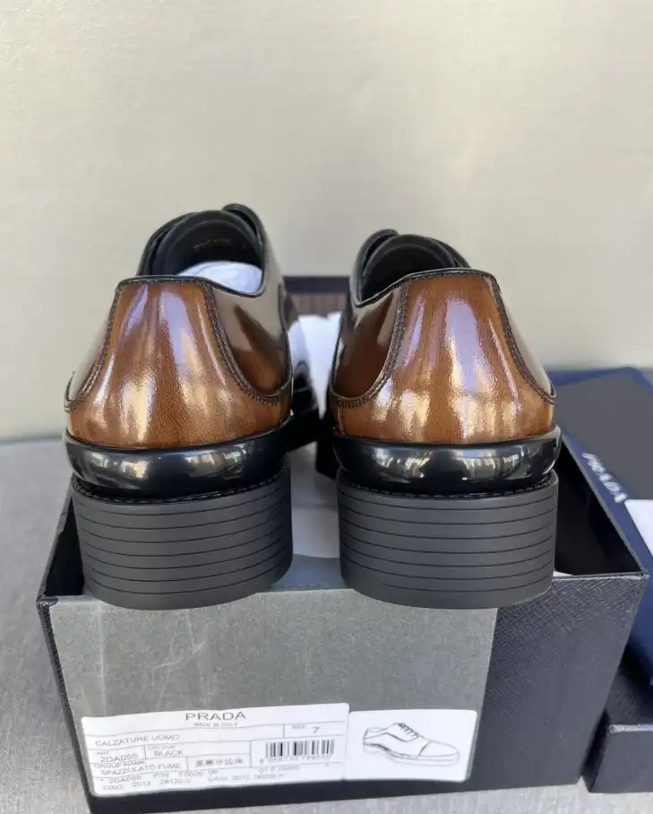 hype Prada Leather Shoes