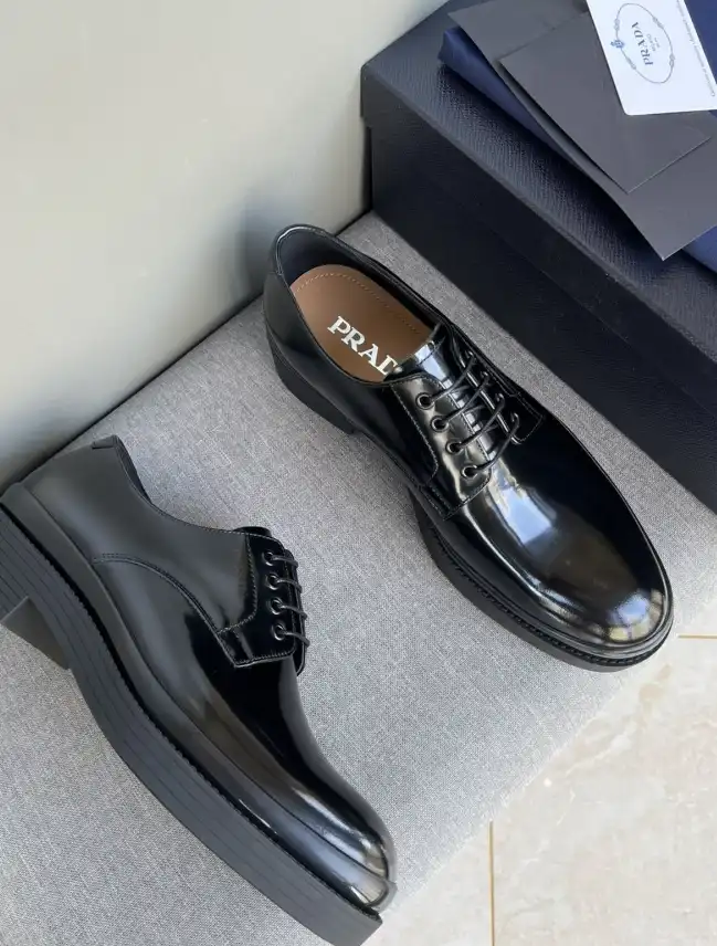 hype Prada Leather Shoes