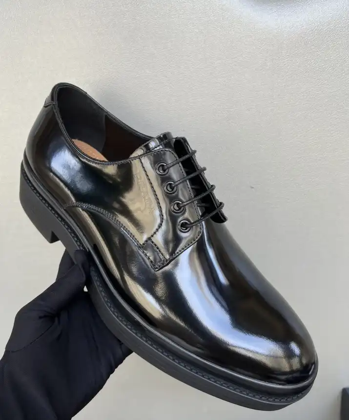 hype Prada Leather Shoes