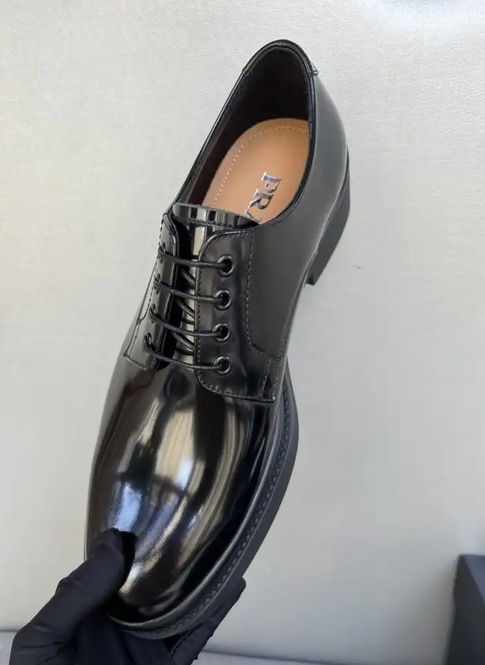 hype Prada Leather Shoes