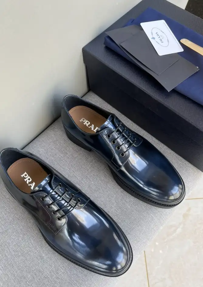 hype Prada Leather Shoes