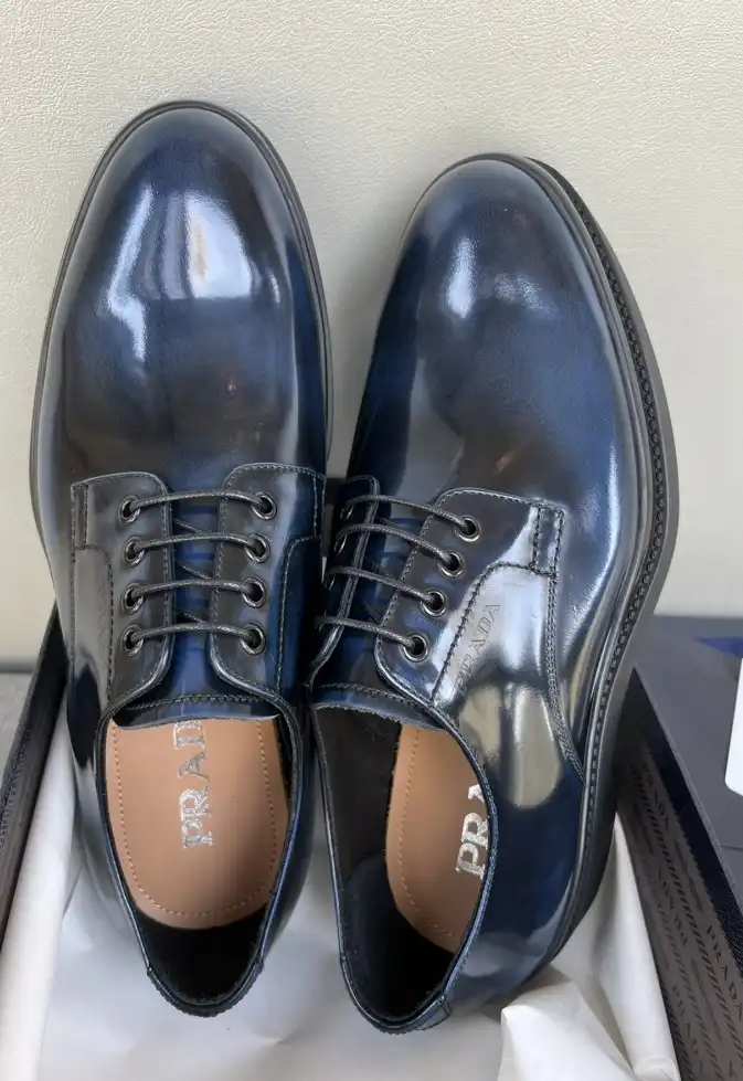 hype Prada Leather Shoes