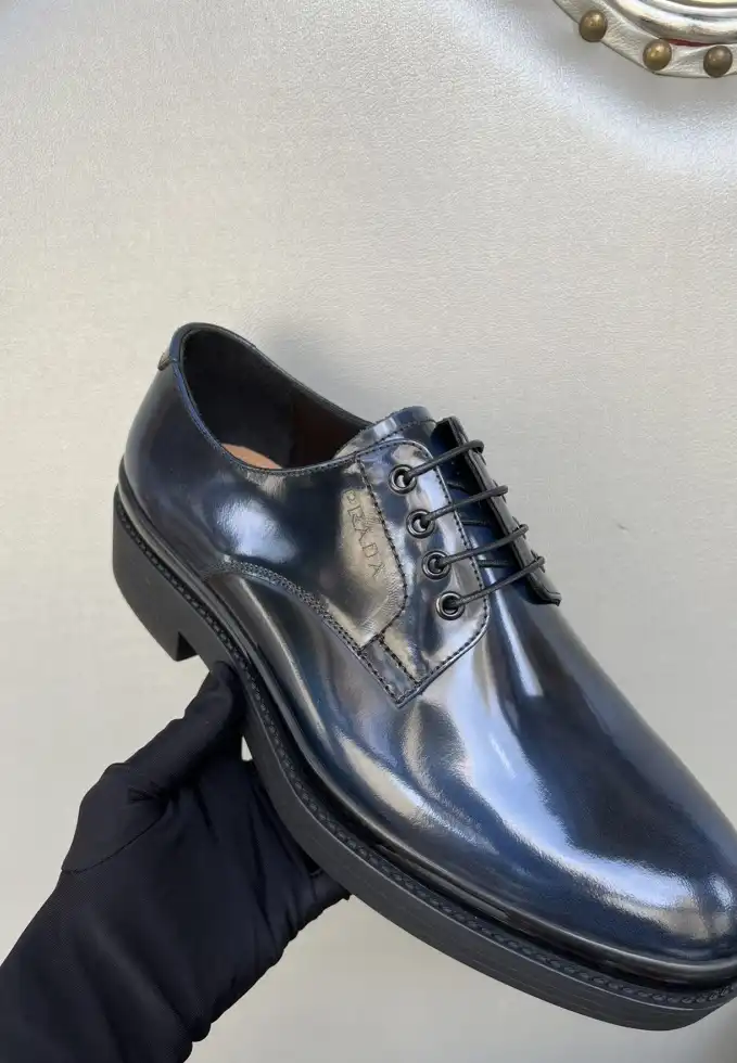 hype Prada Leather Shoes